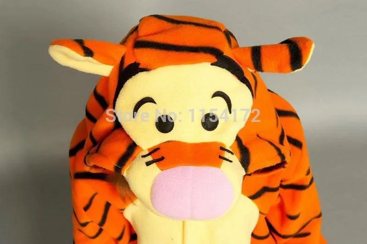 Kigurumi 3D Dimensional Tiger Costume Pajamas Cartoon Animal Cosplay Pyjamas Adult Onesies Party Dress Halloween Pijamas